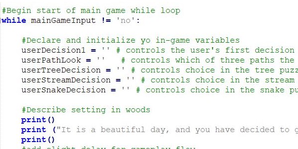 Photo of some Python script